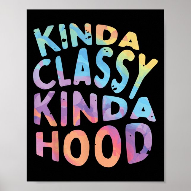 Affiche Kinda Cly Kinda Hood Sarcastique Dit Sy Quo (Devant)