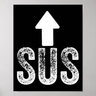 Affiche Kinda Sus Jeu Idk Bro Bruh Mème Drôle Joueur Vidéo