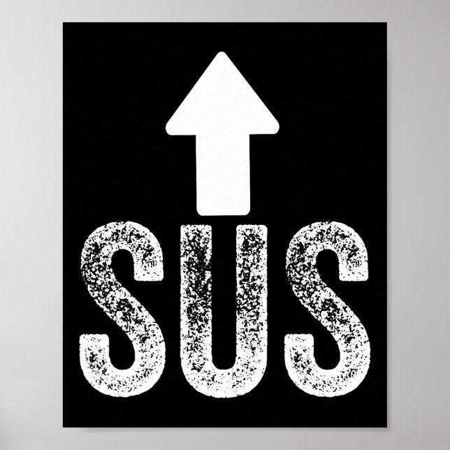 Affiche Kinda Sus Jeu Idk Bro Bruh Mème Drôle Joueur Vidéo (Devant)