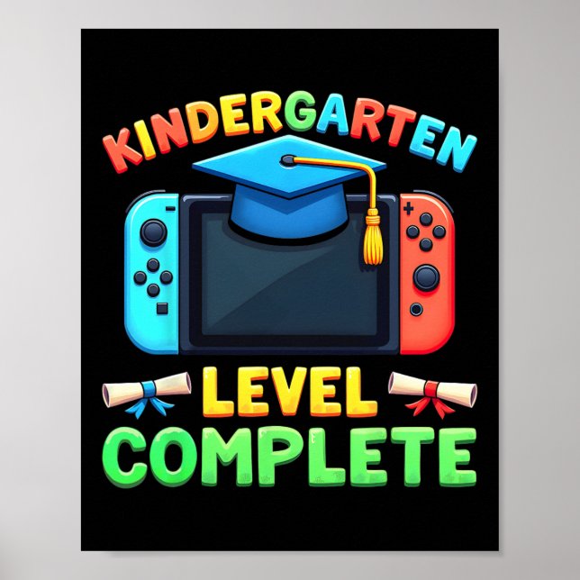 Affiche Kindergarten Level Complete Graduation Cl 2025 Boy (Devant)