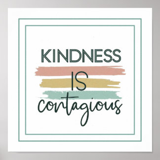 Affiche Kindness Is Contagious Ephesians 4 32