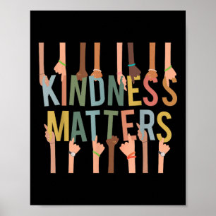 Affiche Kindness S Anti-intimidation Diversité Inclusion