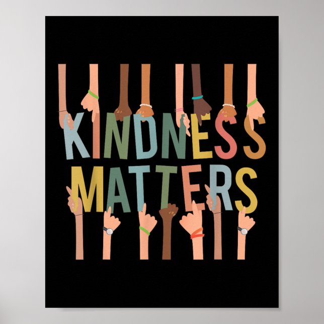 Affiche Kindness S Anti-intimidation Diversité Inclusion (Devant)