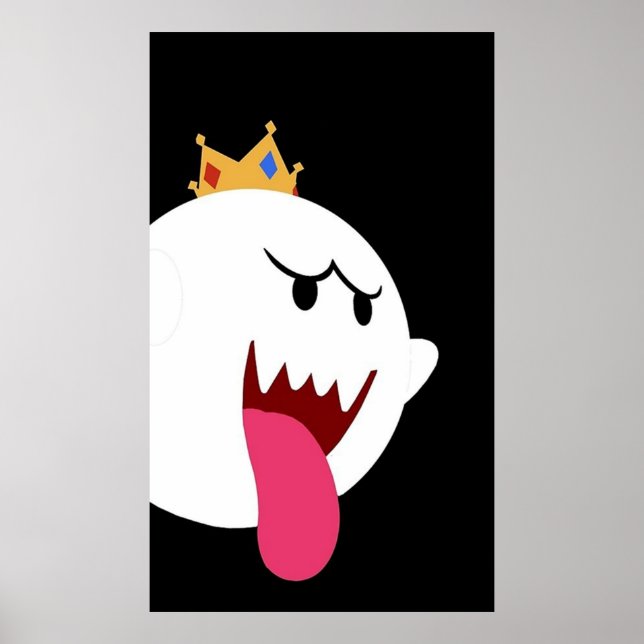 Affiche King Boo Conception simpliste (Devant)
