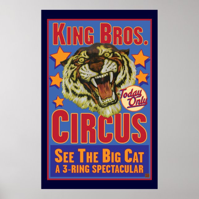 Affiche King Bros. Cirque (Devant)