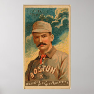 Affiche King Kelly, Beaneaters de Boston