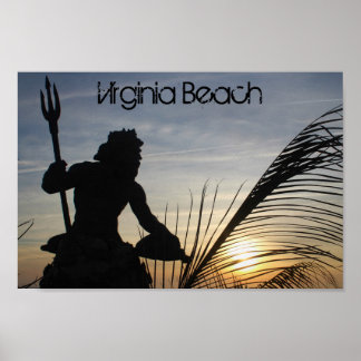 Affiche King Neptune Virginia Beach
