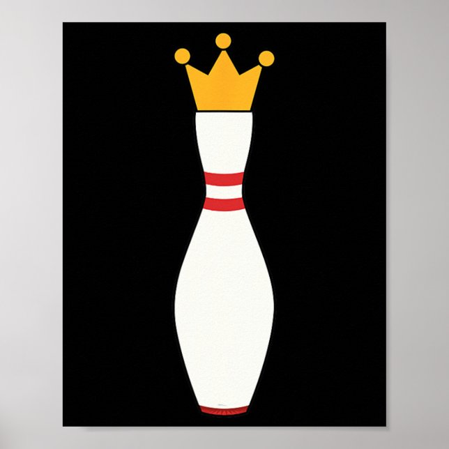 Affiche Kingpin T Shirt Bowling League Cadeau (Devant)