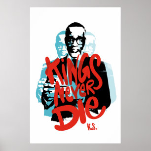 Affiche Kings Never die, hommage à Kevin Samuels