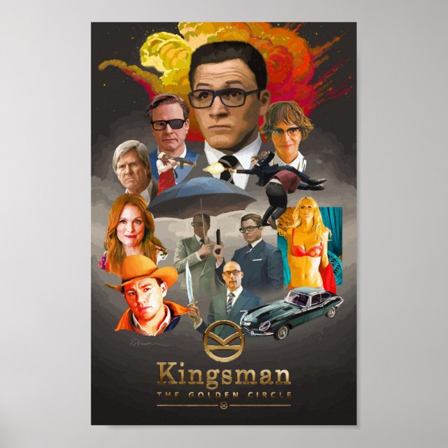 Affiche Kingsman : Le cercle d'or (Devant)