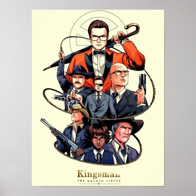 Affiche Kingsman Le film Golden Circle (Devant)