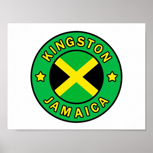 Affiche Kingston Jamaïque (Devant)