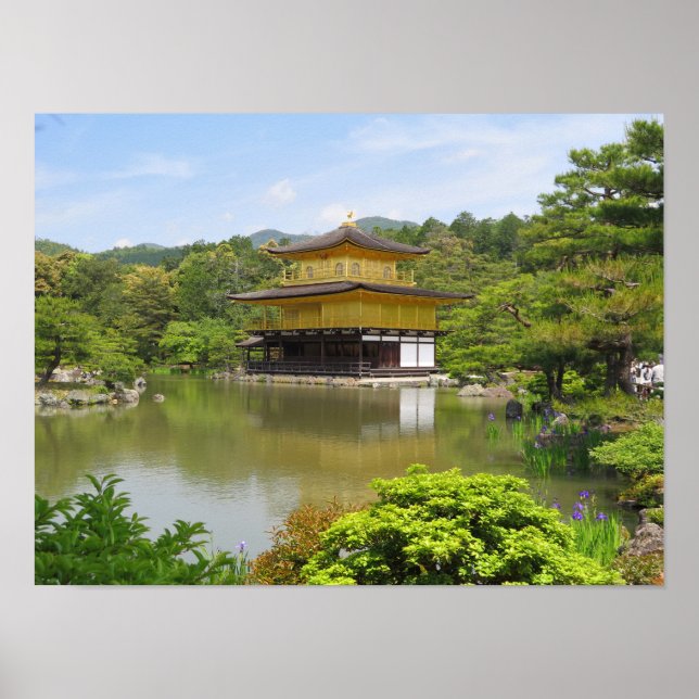 Affiche Kinkaku-ji le Pavillon d'or Temple Kyoto (Devant)