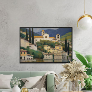 Affiche Kirche Cassone Gustav Klimt Peindre Serene