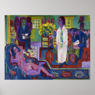 Affiche Kirchner - Bohême moderne