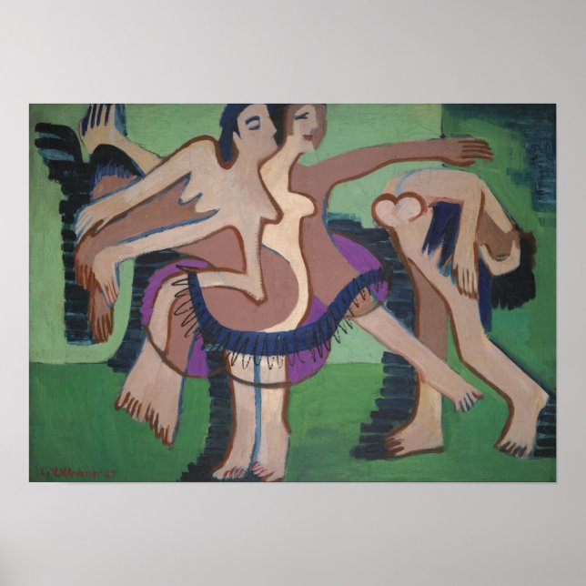 Affiche Kirchner - Lot du groupe de danse (Devant)