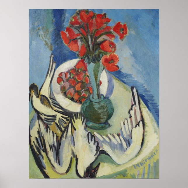 Affiche Kirchner - Nature morte avec graines de pavot Move (Devant)