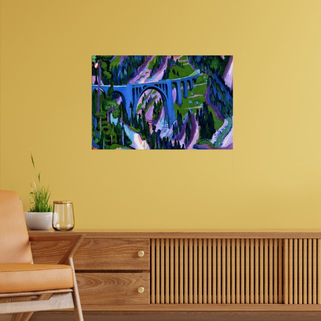 Affiche Kirchner - Pont à Wiesen (Salon 2)