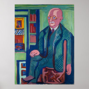 Affiche Kirchner - Portrait Dr Carl Hagemann 1928