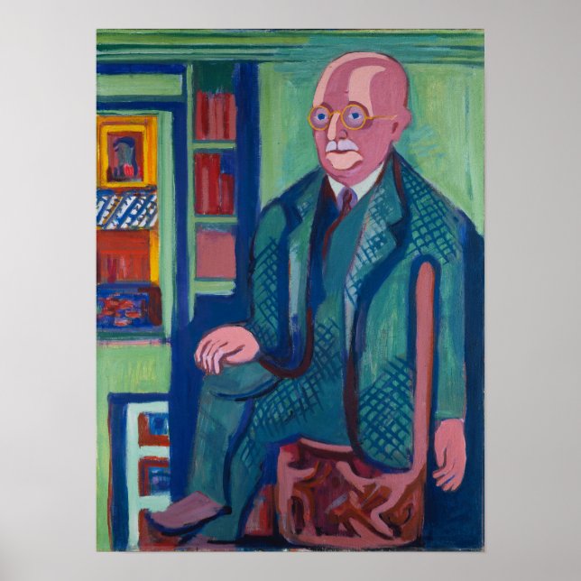 Affiche Kirchner - Portrait Dr Carl Hagemann 1928 (Devant)