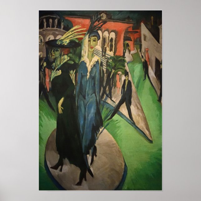 Affiche Kirchner - Potsdamer Platz (Devant)