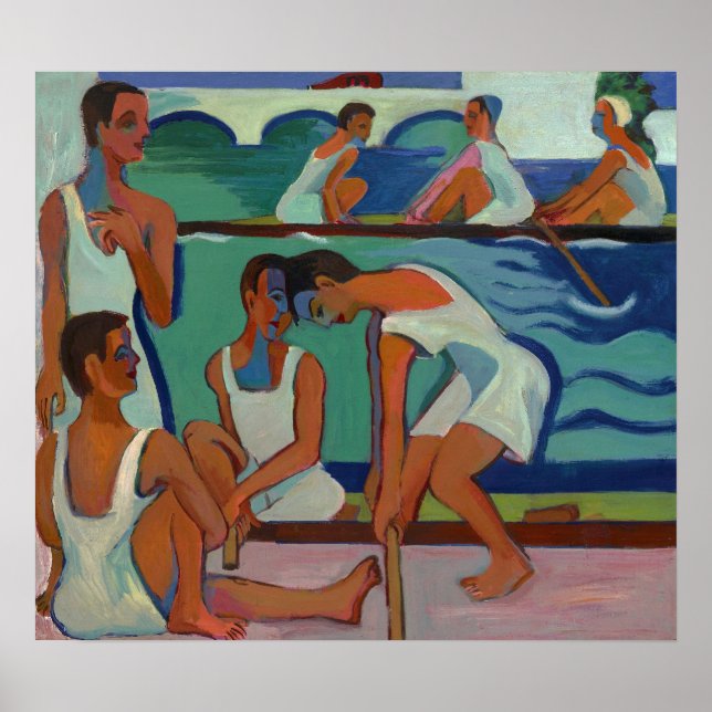 Affiche Kirchner - Rameur 1928 (Devant)