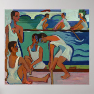 Affiche Kirchner - Rower 1928