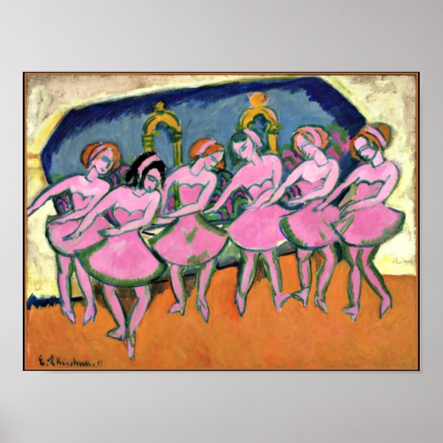 Affiche Kirchner - Six Danseurs (Devant)
