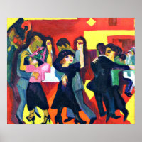 Kirchner - Tango Tea; Ernst Kirchner painting Post