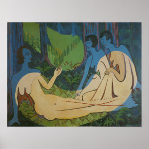 Affiche Kirchner - Trois Figures