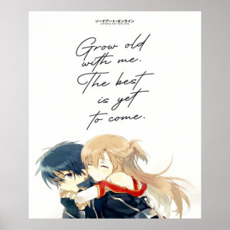 Affiche Kirito Asuna - Sword Art Online