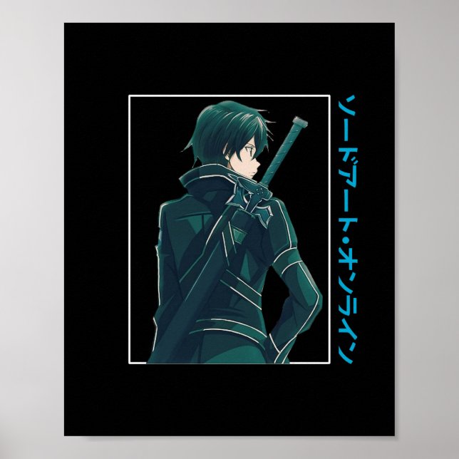 Affiche Kirito ! - SAO (Devant)