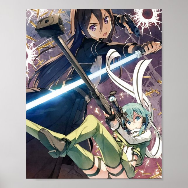 Affiche Kirito vs Sinon (Devant)