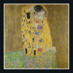 Affiche Kiss Gustav Klimt<br><div class="desc">The Kiss by Gustav Klimt,  huile sur toile,  1907-1908.</div>