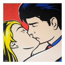 Kiss Pop Art