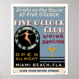 AFFICHE KITSCH PUBLICITÉ VINTAGE