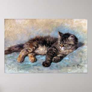 Affiche Kitten, Henriette Ronner-Knip