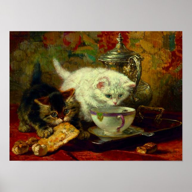 Affiche Kittens Tea Party (Devant)