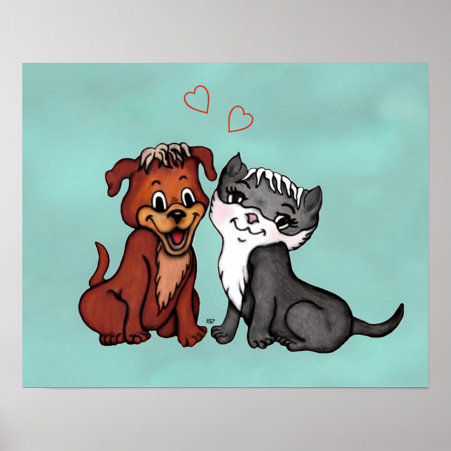 Affiche Kitty et Puppy (Devant)
