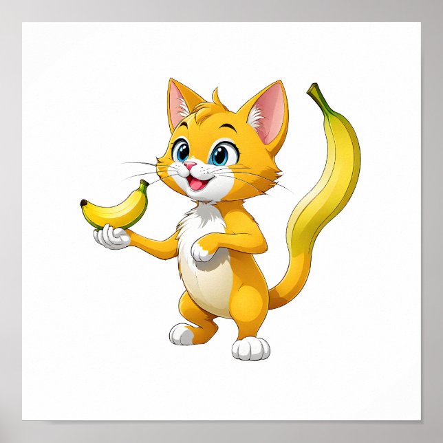 Affiche "Kitty Goes Bananas" (Devant)