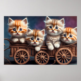 Affiche Kitty Wagon