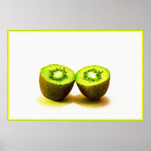 Affiche "Kiwifruit" Photo mignonne. Commandez dès maintena