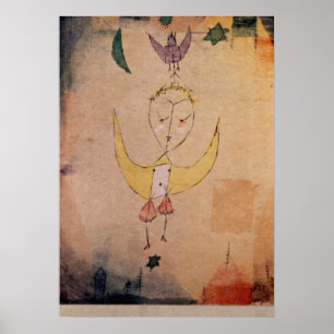 Affiche Klee - Angelus Descendens