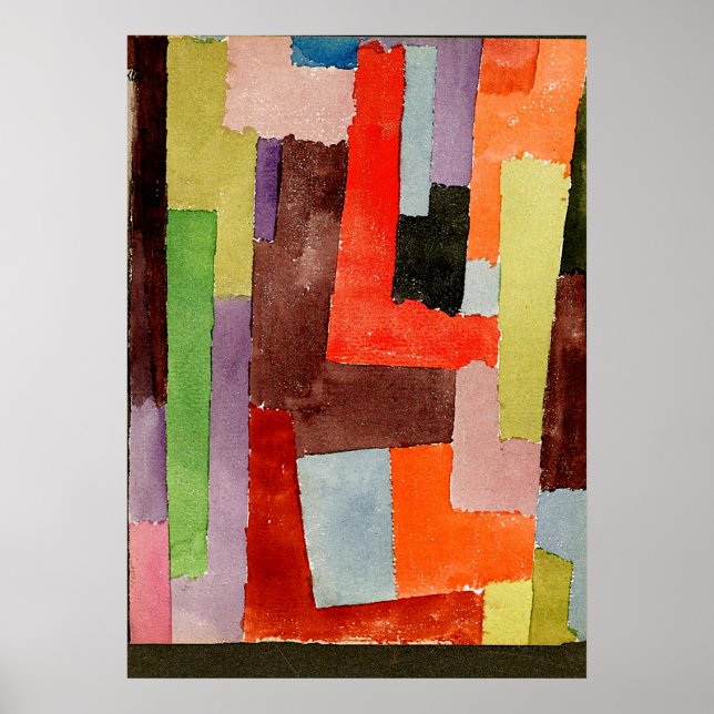 Affiche Klee - Angles droits (Devant)