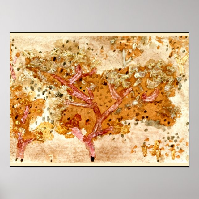 Affiche Klee - Arbre ancien, 1931 (Devant)