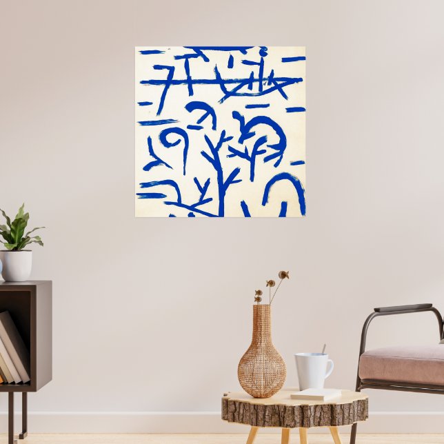 Affiche Klee - Bateaux dans les inondations (Salon 3)