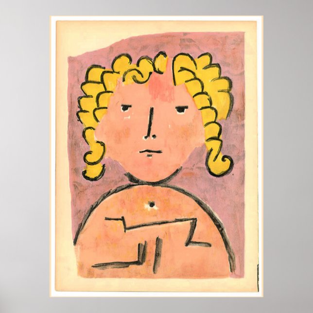 Affiche Klee - Chef d'un enfant (Devant)