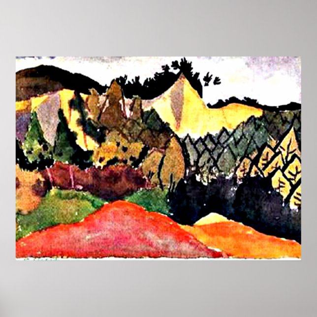 Affiche Klee - Dans la carrière (Devant)