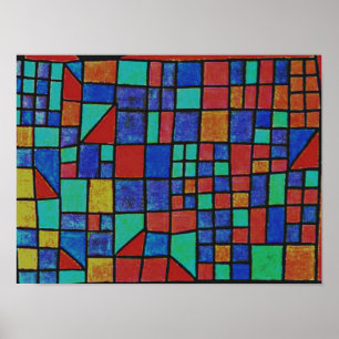 Affiche Klee - Façade en verre