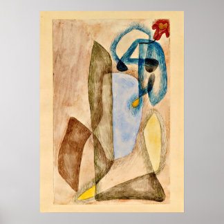Affiche Klee - Fleur en mars, art abstrait